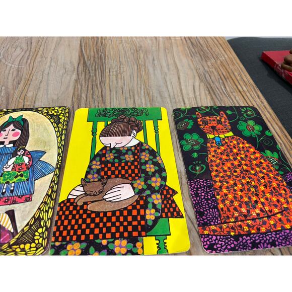 1965 FAROY Psychedelic Pop Art Postcards Set of 4 - Picture 3 of 4